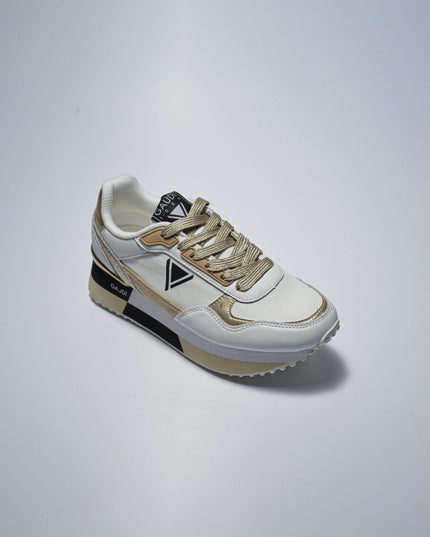 GAUDI 4361 SNEAKERS BIANCA-ORO