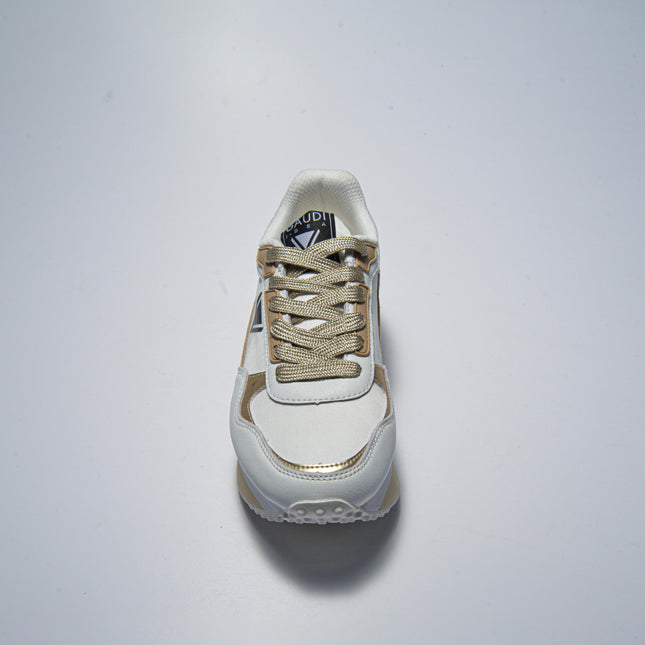 GAUDI 4361 SNEAKERS BIANCA-ORO