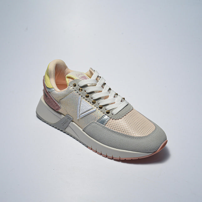 GAUDI 4383 SNEAKERS GRIGIA-ROSA NUDE