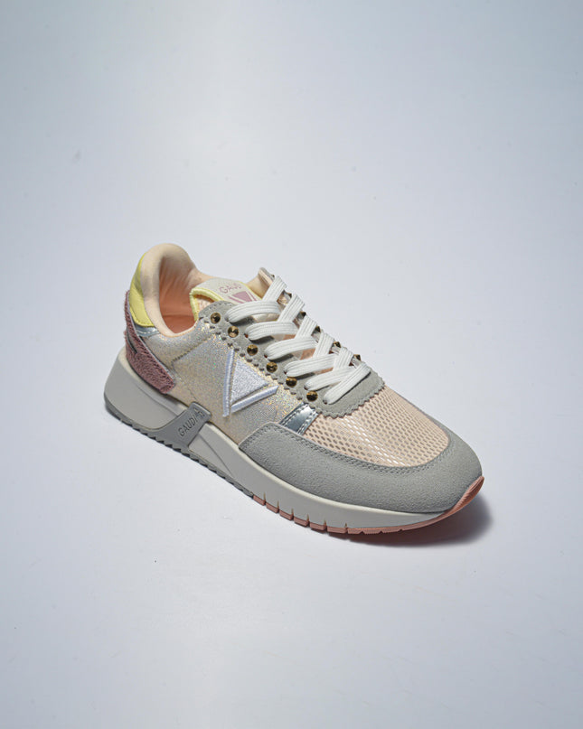 GAUDI 4383 SNEAKERS GRIGIA-ROSA NUDE
