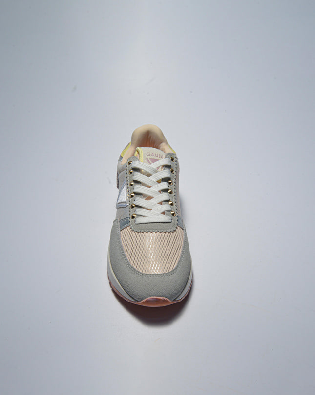 GAUDI 4383 SNEAKERS GRIGIA-ROSA NUDE