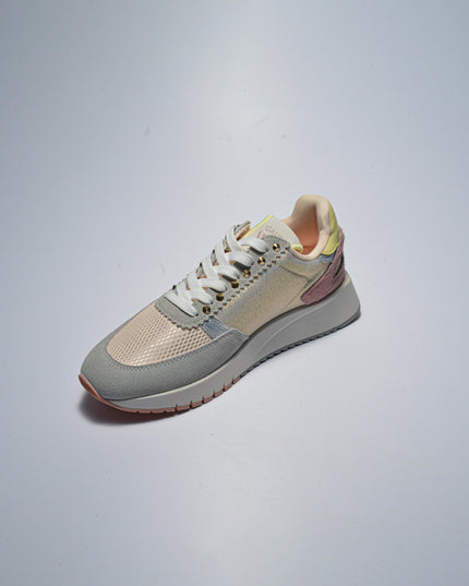 GAUDI 4383 SNEAKERS GRIGIA-ROSA NUDE