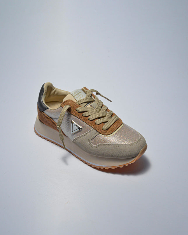 GAUDI C.C 4370 SNEAKERS BEIGE -GRIGIA