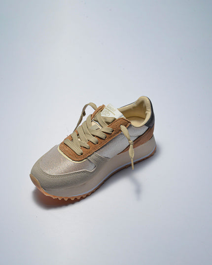 GAUDI C.C 4370 SNEAKERS BEIGE -GRIGIA