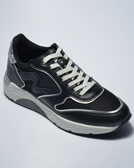 MANILA GRACE V.100 SNEAKERS NERA-ARGENTO