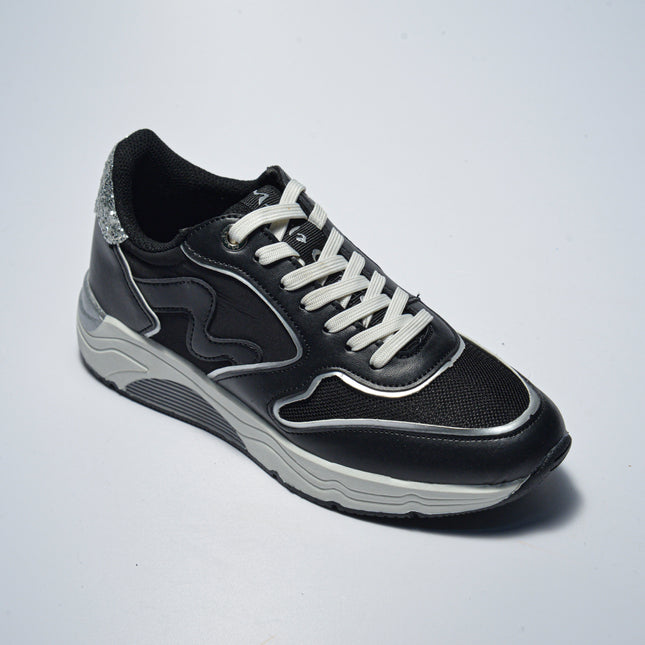 MANILA GRACE V.100 SNEAKERS NERA-ARGENTO