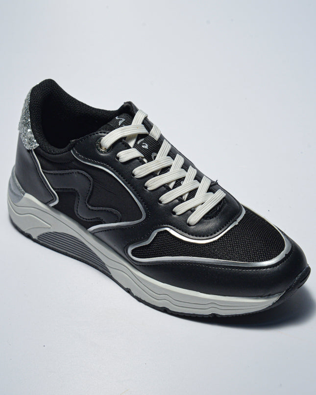 MANILA GRACE V.100 SNEAKERS NERA-ARGENTO