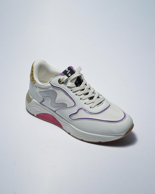 MANILA GRACE V.14 SNEAKERS BIANCA-ORO