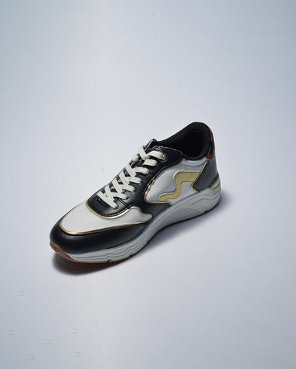 MANILA GRACE V.104 SNEAKERS NERA-ORO