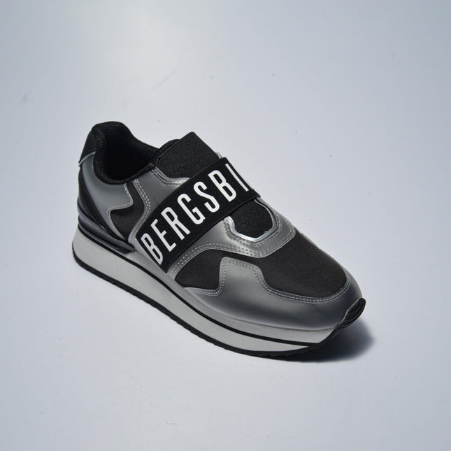 BIKKEMBERGS 0155 SNEAKERS GRIGIA-NERA