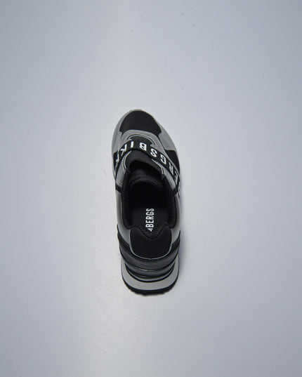 BIKKEMBERGS 0155 SNEAKERS GRIGIA-NERA
