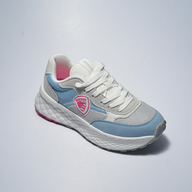 BLAUER 1\MEG SNEAKERS GRIGIA-CELESTE