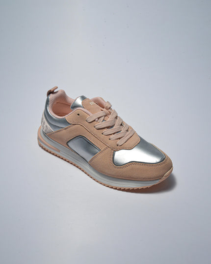BIKKEMBERGS 0189 SNEAKERS ROSA-GRIGIO
