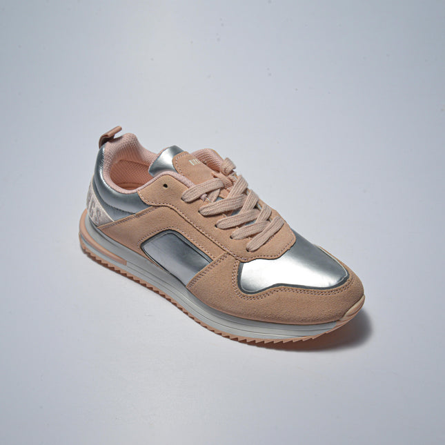 BIKKEMBERGS 0189 SNEAKERS ROSA-GRIGIO
