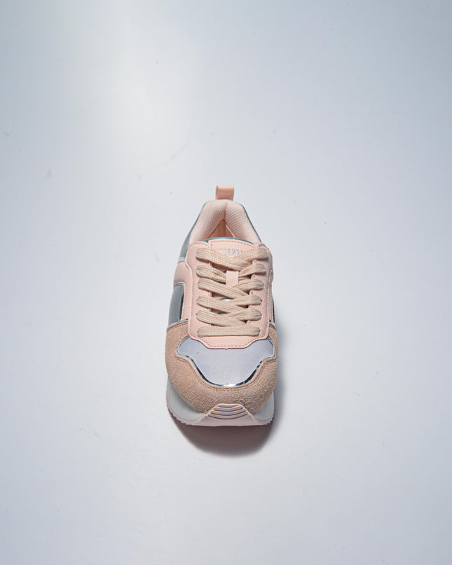 BIKKEMBERGS 0191 SNEAKERS ROSA-ARGENTO