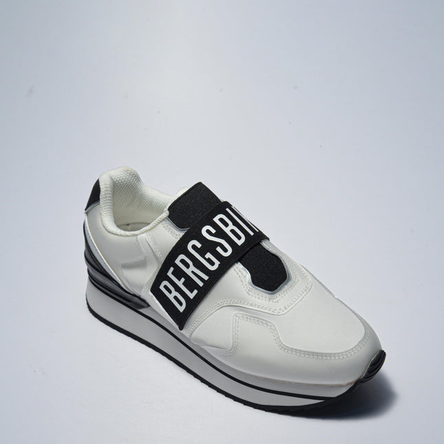 BIKKEMBERGS 0155 SLIP-ON BIANCA-NERA