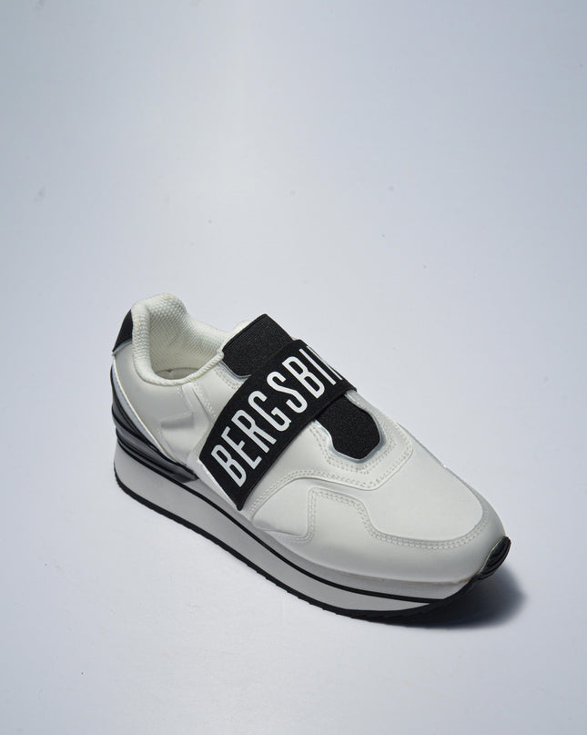 BIKKEMBERGS 0155 SLIP-ON BIANCA-NERA