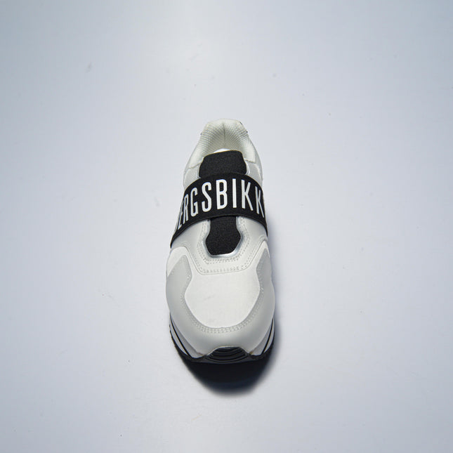 BIKKEMBERGS 0155 SLIP-ON BIANCA-NERA