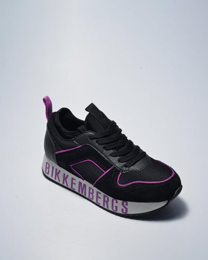 BIKKEMBERGS 0137 SNEAKERS NERA-VIOLA