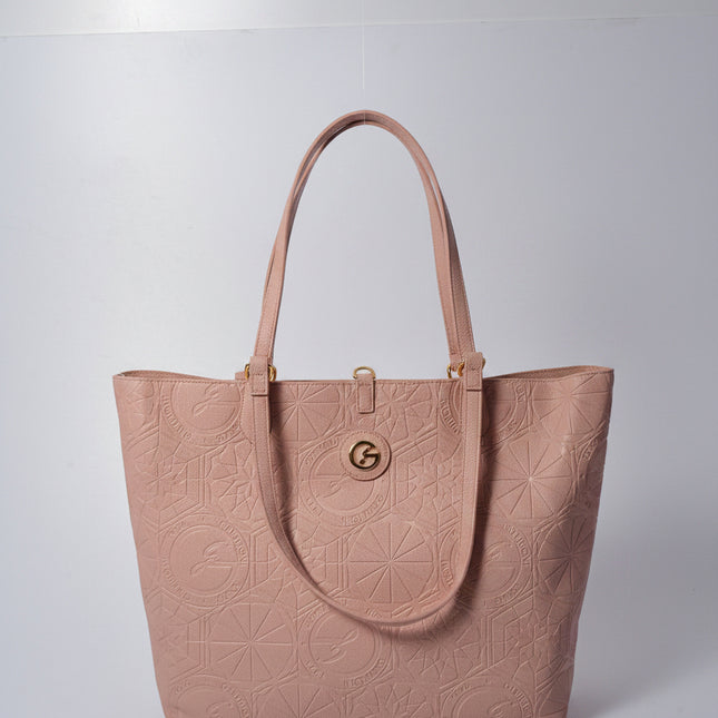 GATTINONI SHOPPER MORBIDA REVERSIBILE ROSA