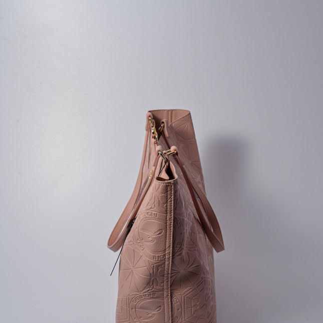 GATTINONI SHOPPER MORBIDA REVERSIBILE ROSA