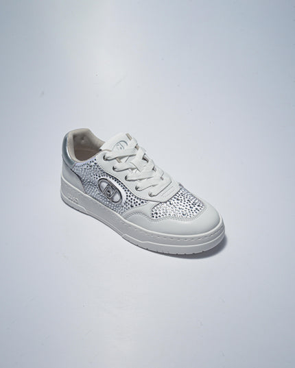 LIU JO 5037 SNEAKERS BIANCA-ARGENTO