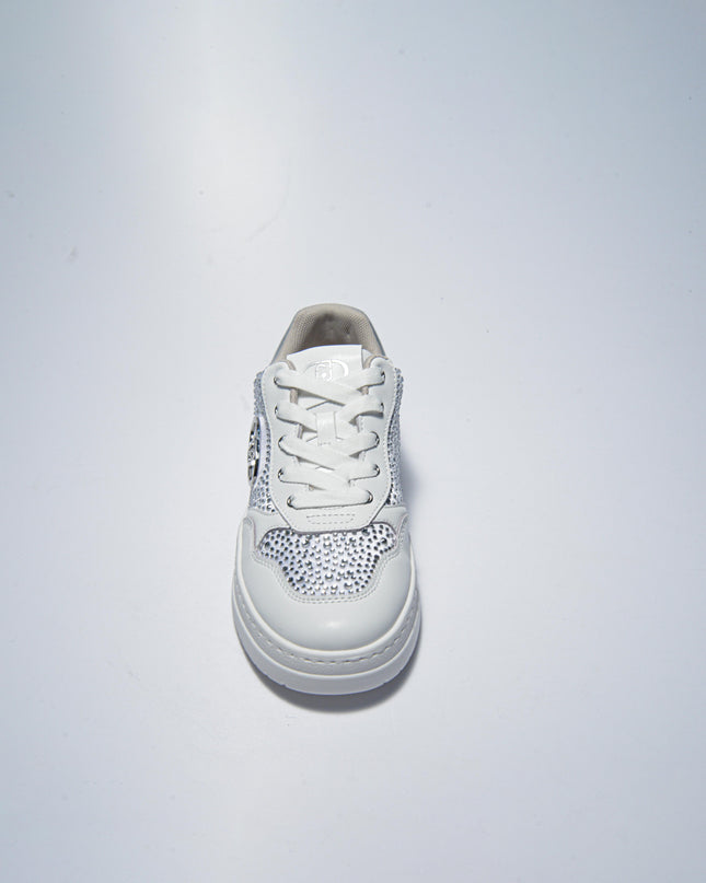 LIU JO 5037 SNEAKERS BIANCA-ARGENTO