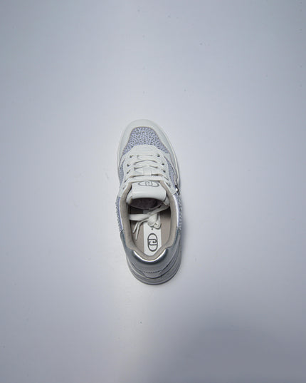 LIU JO 5037 SNEAKERS BIANCA-ARGENTO