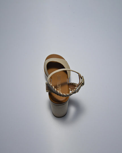 JANET&JANET J-154 SANDALO CON TACCO ALTO BEIGE