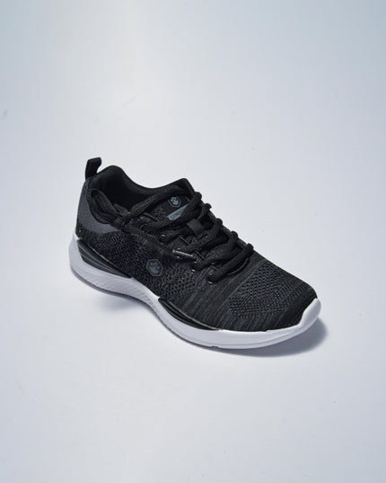 LUMBERJACK 0023 SNEAKERS IN TELA NERA-GRIGIA