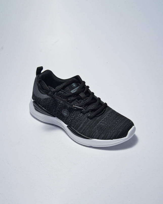 LUMBERJACK 0023 SNEAKERS IN TELA NERA-GRIGIA
