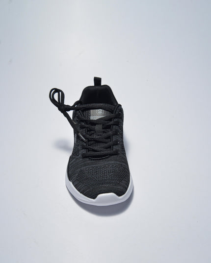 LUMBERJACK 0023 SNEAKERS IN TELA NERA-GRIGIA