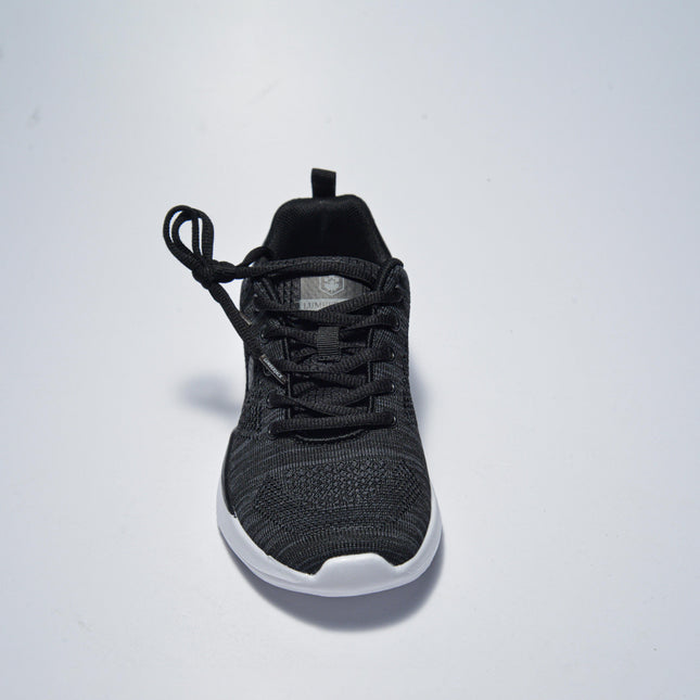 LUMBERJACK 0023 SNEAKERS IN TELA NERA-GRIGIA