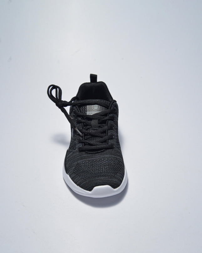 LUMBERJACK 0023 SNEAKERS IN TELA NERA-GRIGIA