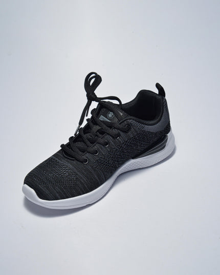 LUMBERJACK 0023 SNEAKERS IN TELA NERA-GRIGIA