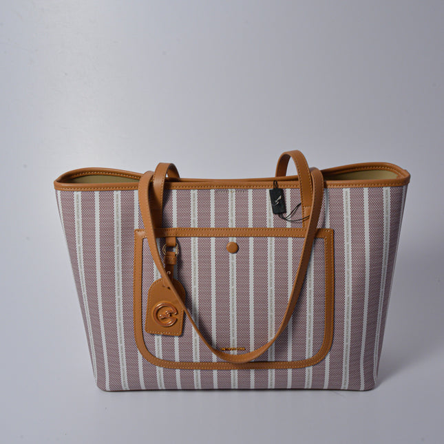 ALESSANDRA LARGE SHOPPING PVC / PU TAN