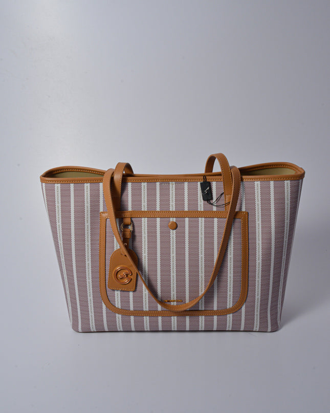 ALESSANDRA LARGE SHOPPING PVC / PU TAN