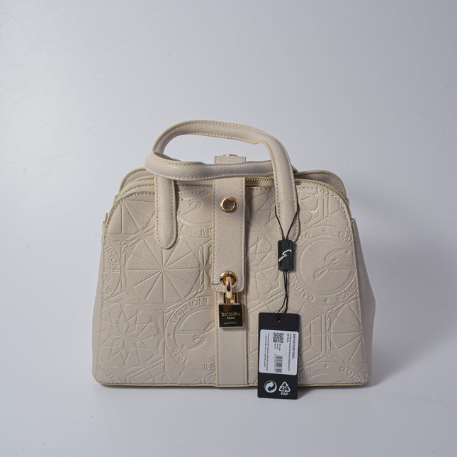 TEODOSIA GREAT BOWLING EMBOSSED PU OFF WHITE