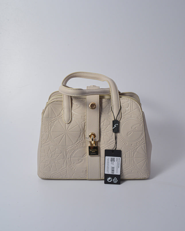 TEODOSIA GREAT BOWLING EMBOSSED PU OFF WHITE