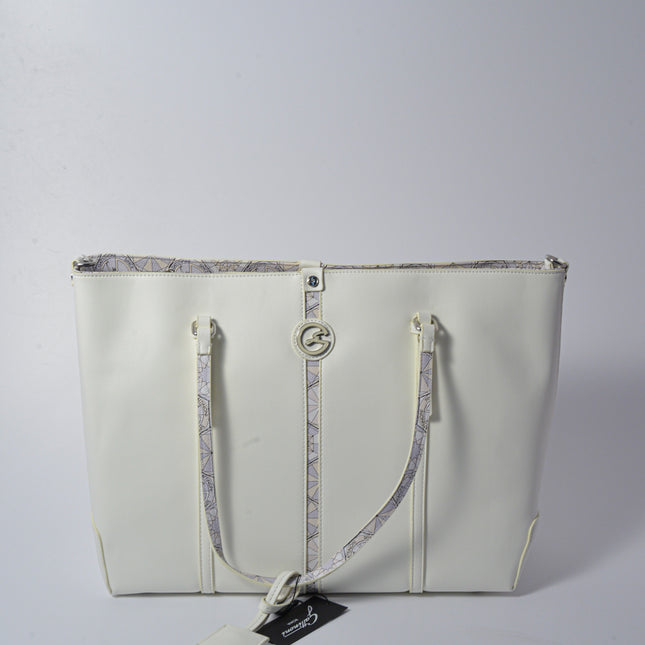 ESTHER L. SHOPPING PU/PVC WHITR/ALA