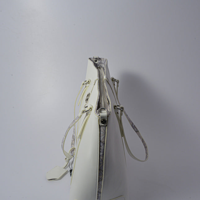 ESTHER L. SHOPPING PU/PVC WHITR/ALA
