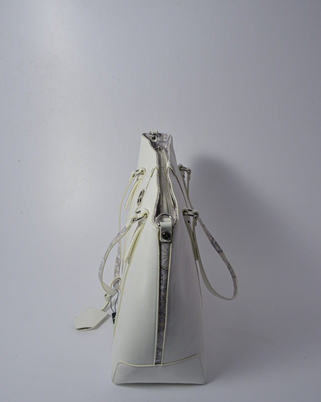 ESTHER L. SHOPPING PU/PVC WHITR/ALA