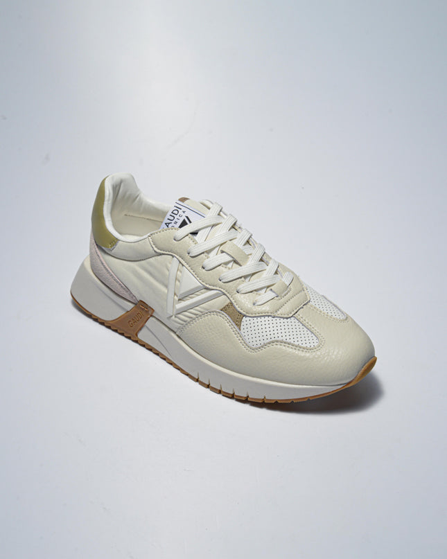 GAUDI 4282 C.C SNEAKERS BIANCA-BEIGE