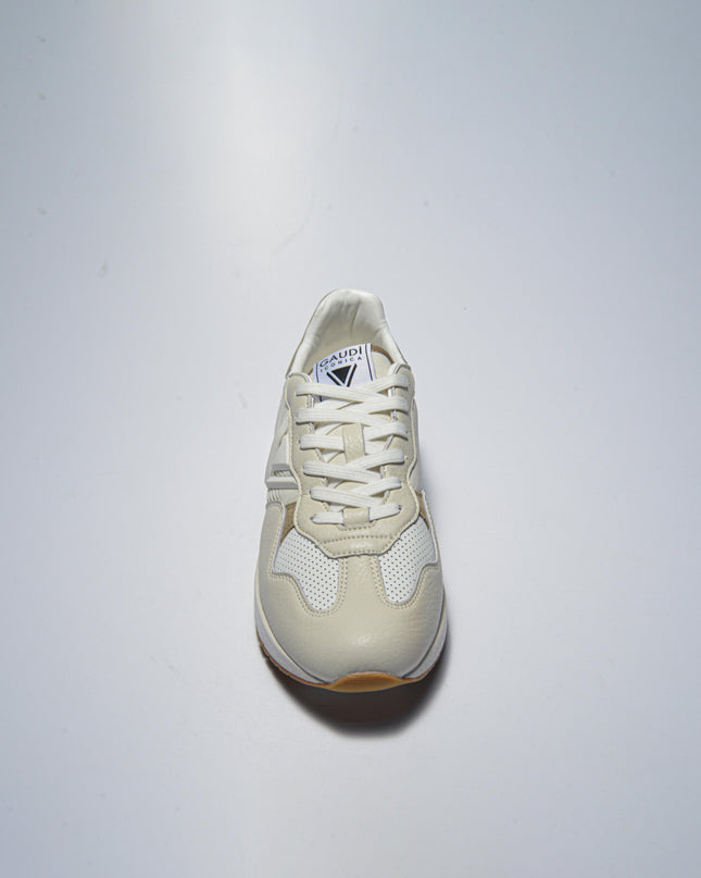 GAUDI 4282 C.C SNEAKERS BIANCA-BEIGE