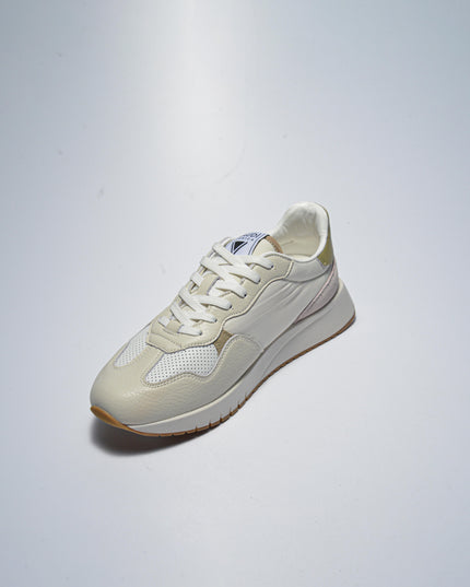 GAUDI 4282 C.C SNEAKERS BIANCA-BEIGE