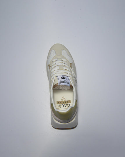 GAUDI 4282 C.C SNEAKERS BIANCA-BEIGE
