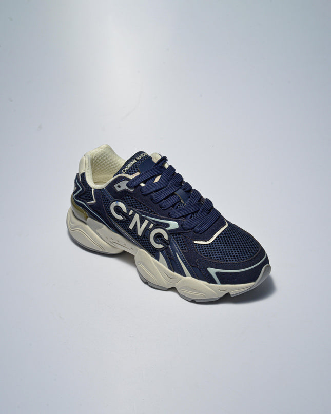 COSTUME NATIONAL 7801 SNEAKERS BLU-BIANCA
