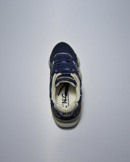 COSTUME NATIONAL 7801 SNEAKERS BLU-BIANCA