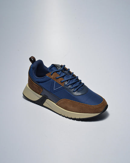 GAUDI 4141 SNEAKERS MARRONE-BLU