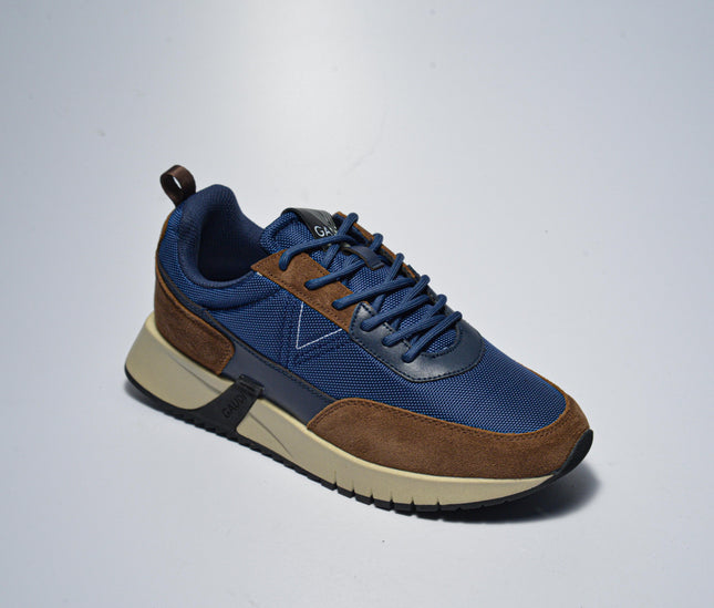 GAUDI 4141 SNEAKERS MARRONE-BLU
